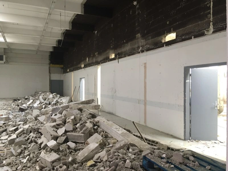 Démolition de bâtiment industriel et dépose technique